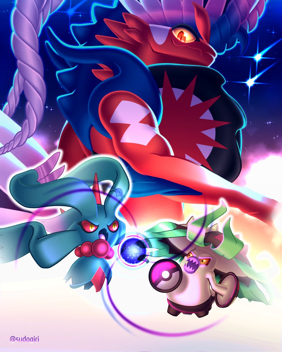 My take on Atlanta Regional 2025! A prehistoric battle ensues 👻🍄🦕🦖

#Pokemon #PlayPokemon #PokemonScarletandviolet #pokemonfanart