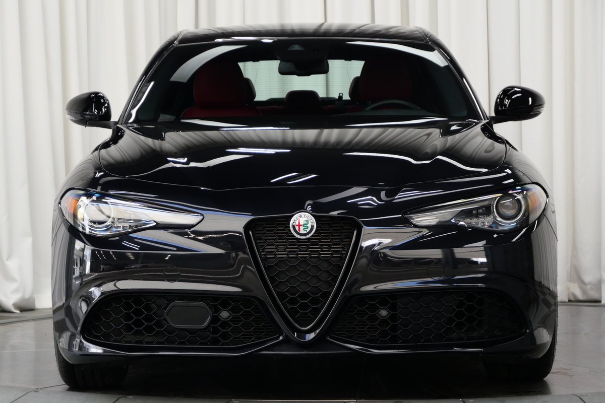 This 2023 Alfa Romeo Giulia Veloce is pure Italian attitude in Vulcano Black Metallic. Sporty red leather seats, aluminum trim, heated everything. It's got the soul of a racer and the style of a Milan runway. #AlfaRomeoGiulia #ItalianPerformance

🔗: bit.ly/4ifHgrn