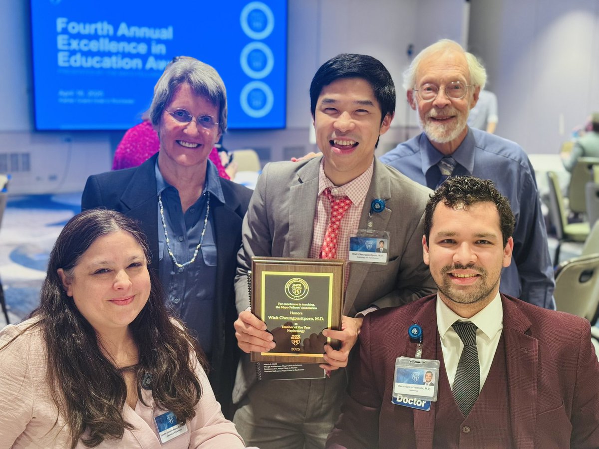 Wisit Cheungpasitporn MD FACP | FASN | FAST (@wisit661) on Twitter photo πππ» Thank you so much for the love and support. Iβm deeply grateful to receive the 2025 #Teacher of the Year award in Nephrology. #MedEd Mayo Clinic
<a href="/MayoClinicNeph/">Mayo Clinic Nephrology</a>
Thank You so much for your support tonight <a href="/k1dneyMD/">M. Lourdes GonzΓ‘lez SuΓ‘rez</a> <a href="/OscarGarciaMD/">Oscar Garcia, MD</a> πππ» Thank you so much for the love and support. Iβm deeply grateful to receive the 2025 #Teacher of the Year award in Nephrology. #MedEd Mayo Clinic
<a href="/MayoClinicNeph/">Mayo Clinic Nephrology</a>
Thank You so much for your support tonight <a href="/k1dneyMD/">M. Lourdes GonzΓ‘lez SuΓ‘rez</a> <a href="/OscarGarciaMD/">Oscar Garcia, MD</a>