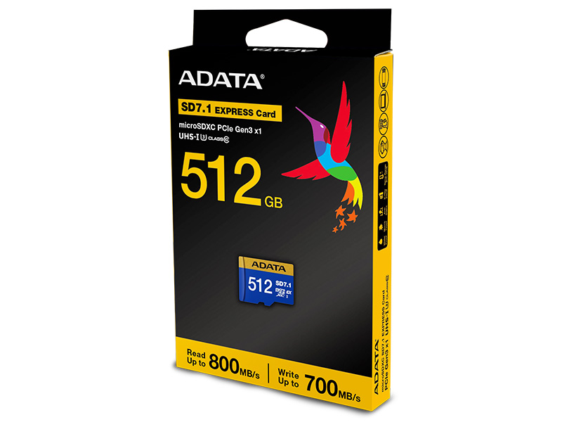 watch_akiba's tweet image. 更新：ADATAからもmicroSD Expressカードが登場、256GBと512GBの2種類 akiba-pc.watch.impress.co.jp/docs/news/news… #microSDExpress #ADATA