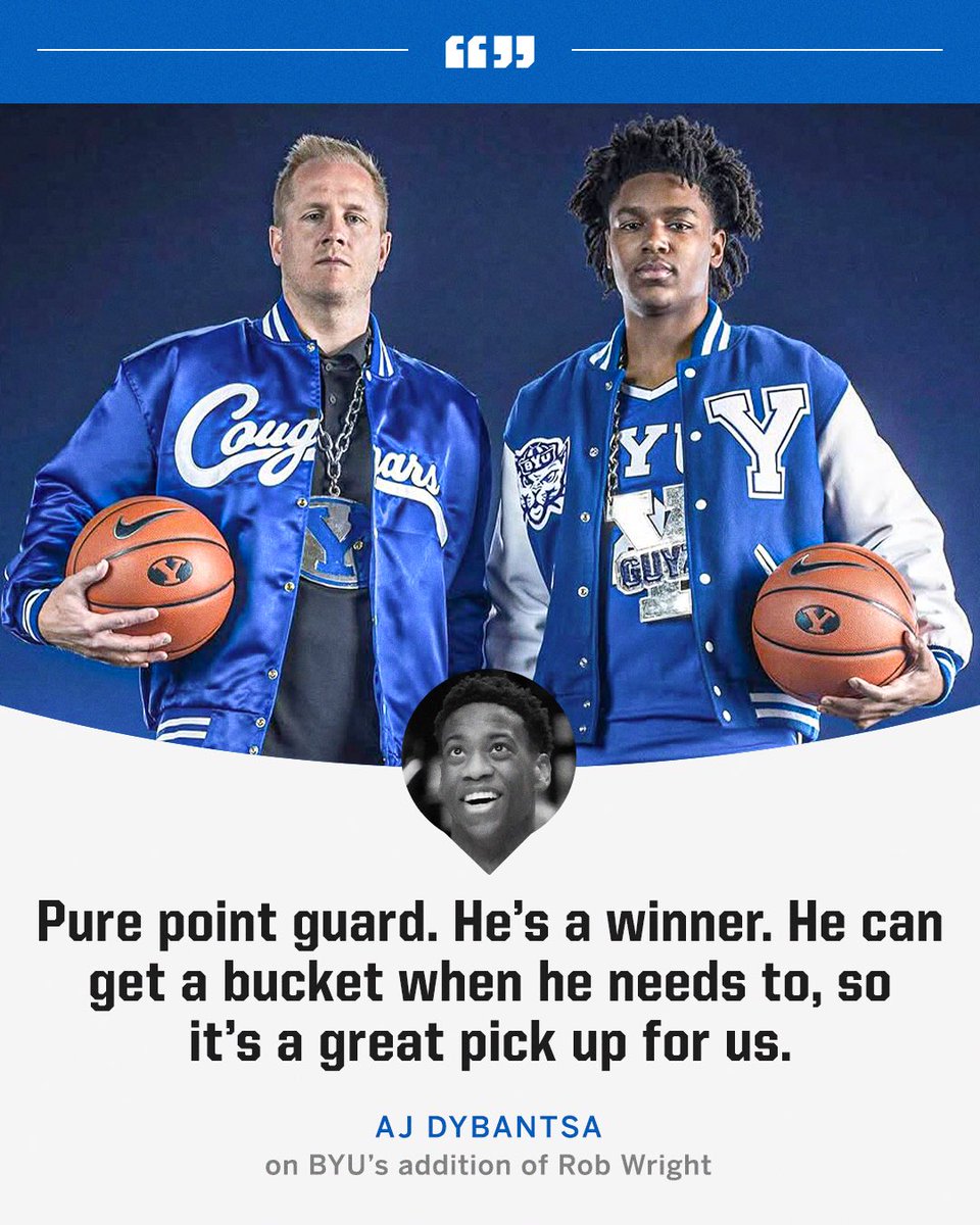SportsCenter NEXT (@scnext) on Twitter photo .<a href="/BYUMBB/">BYU Men's Basketball</a> will be SCARY next year 😤
Wright averaged 11.5 PPG and 4.2 APG as a freshman this past season at Baylor. .<a href="/BYUMBB/">BYU Men's Basketball</a> will be SCARY next year 😤
Wright averaged 11.5 PPG and 4.2 APG as a freshman this past season at Baylor.