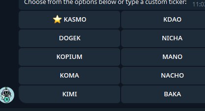 CroakyOnKas's tweet photo. @KsprBot if Kimi can be listed there, then $croaky can be listed on all other buttons.

$PLUTO $KANGO $MANTIS $NACHO $KROAK(rip) $KASPER $PHANT #BURT $KONAN $ETH $KAS $BARA $KEKE $QEQE #kaspa #fairlaunch https://t.co/2nH4dvOn9d