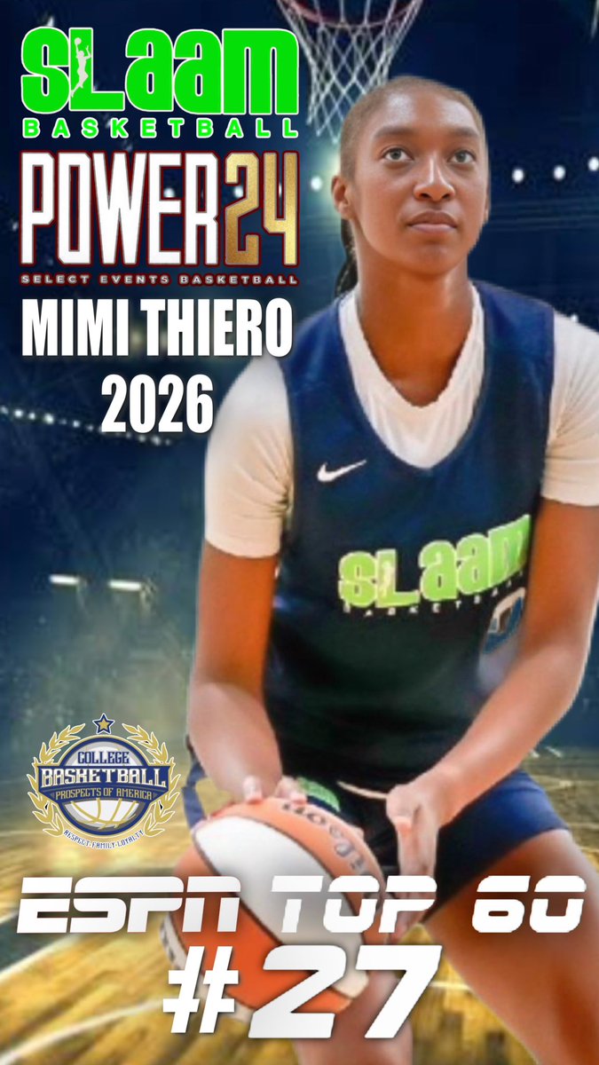 slaambasketball (@slaambasketball) on Twitter photo Mimi <a href="/mimi_thiero/">Mimi Thiero</a> is taking the basketball world by storm! Sheβs rocketed up the <a href="/ESPN_WomenHoop/">ESPN Women's Hoops</a> Class of 2026 rankings, landing at an electrifying #27 spot β and sheβs just getting started. Weβre beyond proud and canβt wait to watch her dominate this summer! <a href="/prospectsbball/">Prospects Basketball</a> Mimi <a href="/mimi_thiero/">Mimi Thiero</a> is taking the basketball world by storm! Sheβs rocketed up the <a href="/ESPN_WomenHoop/">ESPN Women's Hoops</a> Class of 2026 rankings, landing at an electrifying #27 spot β and sheβs just getting started. Weβre beyond proud and canβt wait to watch her dominate this summer! <a href="/prospectsbball/">Prospects Basketball</a>