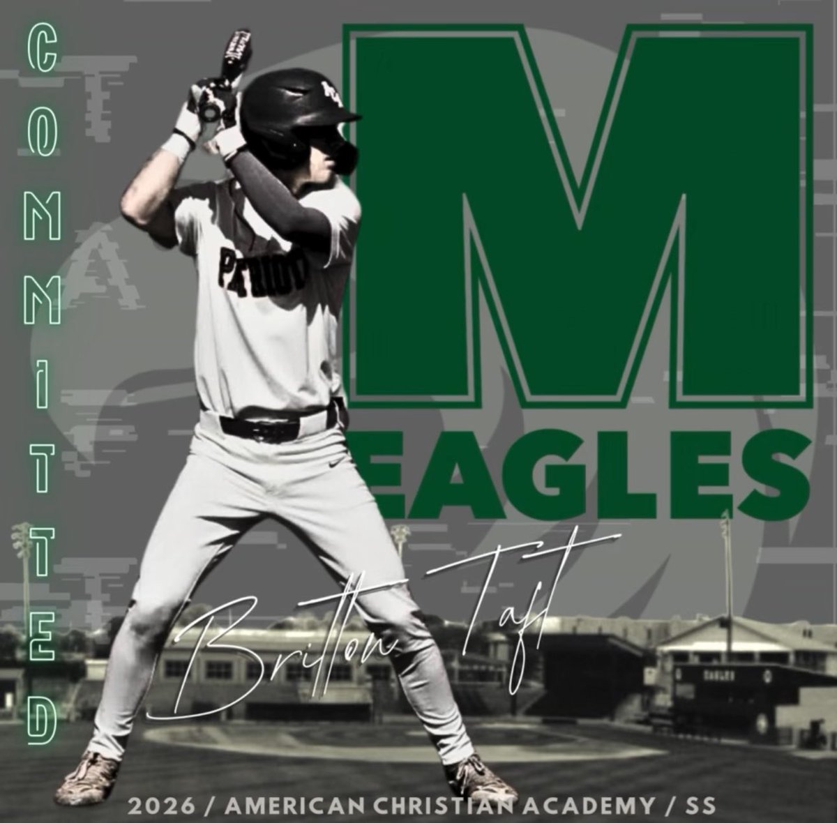 Britton Taft (@brittontaft26) on Twitter photo Blessed to continue my athletic career at Meridian Community College! Thank you to my family, coaches, and teammates for believing in me and helping me be the best version of myself! Go Eagles! #AGTG <a href="/BubbaParkx/">Jarrod Parks</a> <a href="/MCCEaglesBSB/">MCC Eagles Baseball ⚾️ 🇺🇸</a> <a href="/Cadekill9/">Cade Killingsworth</a> <a href="/PrepBaseballAL/">Prep Baseball Alabama</a> Blessed to continue my athletic career at Meridian Community College! Thank you to my family, coaches, and teammates for believing in me and helping me be the best version of myself! Go Eagles! #AGTG <a href="/BubbaParkx/">Jarrod Parks</a> <a href="/MCCEaglesBSB/">MCC Eagles Baseball ⚾️ 🇺🇸</a> <a href="/Cadekill9/">Cade Killingsworth</a> <a href="/PrepBaseballAL/">Prep Baseball Alabama</a>