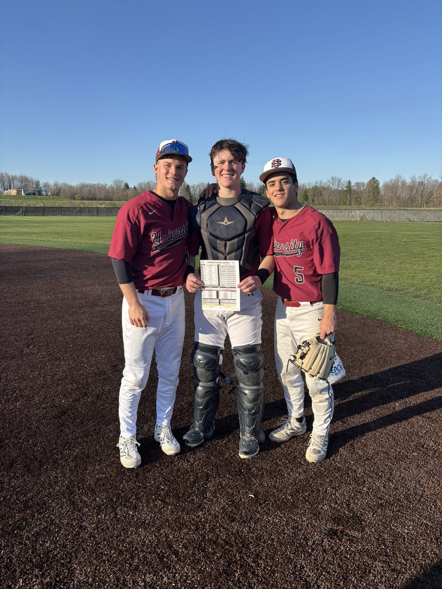 University School Baseball (@usbsbl) on Twitter photo Game 1️⃣1️⃣ final:
Orange: 3
University School (9-2): 9
Clavijo 2IP K
Ryan 2IP 2K
Kane 1IP 2K
Gilbert 1IP K
POTG goes to the trio of <a href="/DeaconNelson1/">Deacon Nelson</a> <a href="/bobby_berglund/">Bobby Berglund</a> <a href="/_aaronmoss5/">Aaron Moss</a>; as they combined for 7H 6RBI 5R.
🙌🏻 Game 1️⃣1️⃣ final:
Orange: 3
University School (9-2): 9
Clavijo 2IP K
Ryan 2IP 2K
Kane 1IP 2K
Gilbert 1IP K
POTG goes to the trio of <a href="/DeaconNelson1/">Deacon Nelson</a> <a href="/bobby_berglund/">Bobby Berglund</a> <a href="/_aaronmoss5/">Aaron Moss</a>; as they combined for 7H 6RBI 5R.
🙌🏻