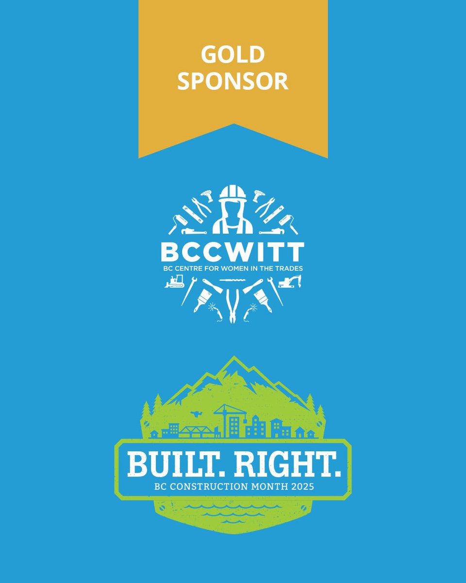 Shoutout to our Gold Sponsor, BCCWITT!
Your partnership helps us honor the hardworking builders and tradespeople who shape BC’s communities during #BCConstructionMonth.

Thank you for helping us make this celebration one to remember! 🎉

#ConstructionMonth2025 #BuiltRight