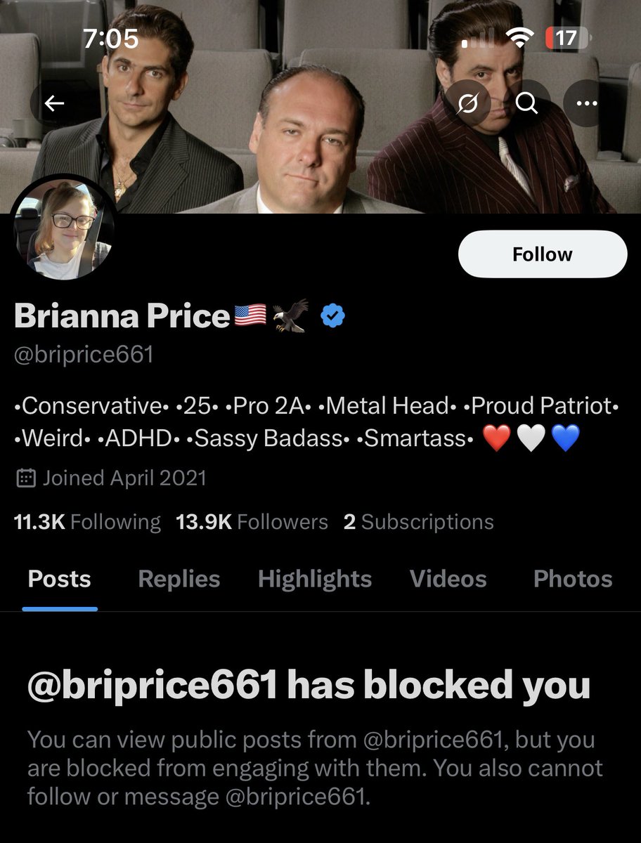 daddyimmortal's tweet photo. @briprice661 @ChrisBearFX oh yeah? then why’d you block my other account, you fucking coward? https://t.co/e9Q6xbb933