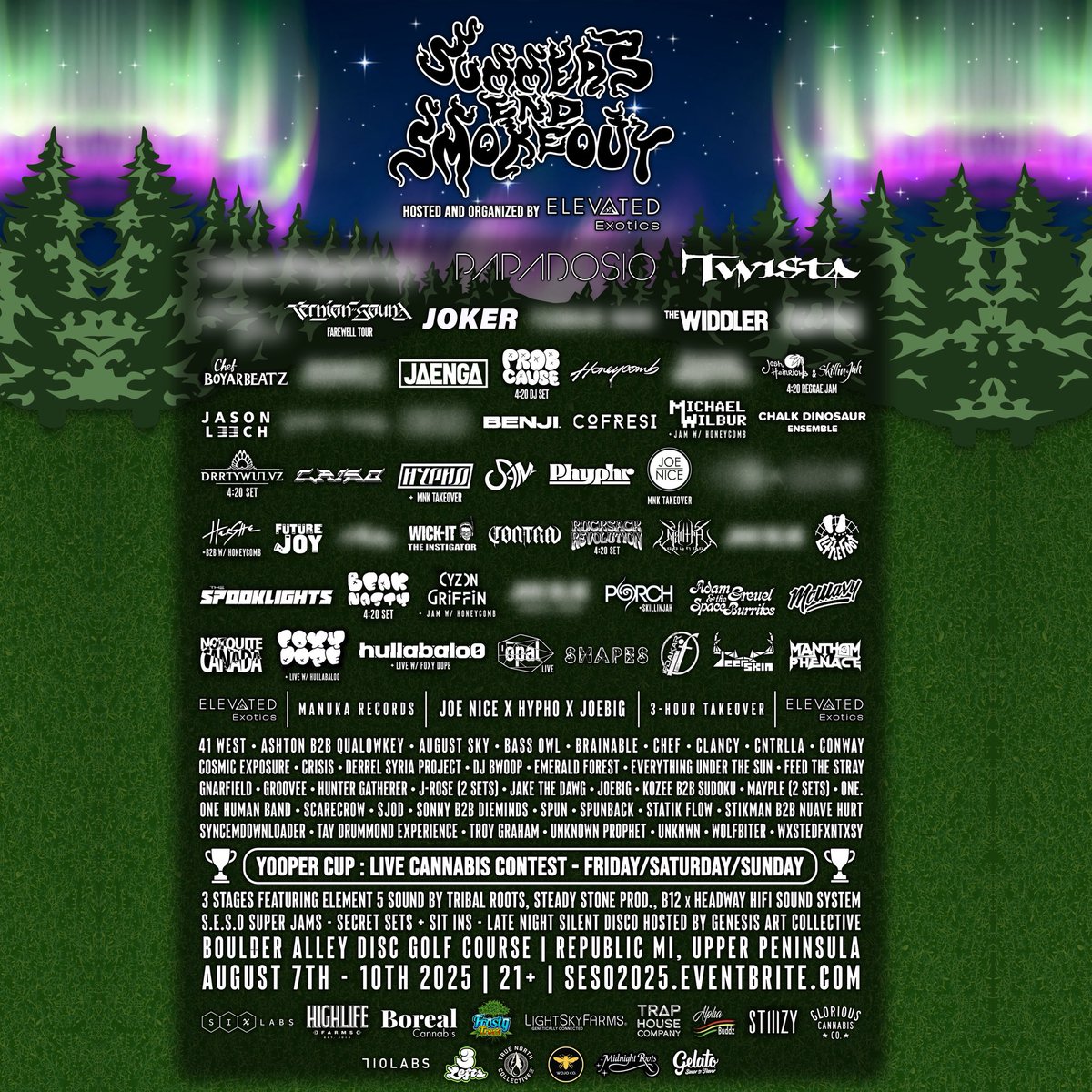 Phase 1 Lineup Drop 😎🔥
Open Smoke Music &amp; Arts Festival
August 7th-10th, 2025
📍Republic, Michigan