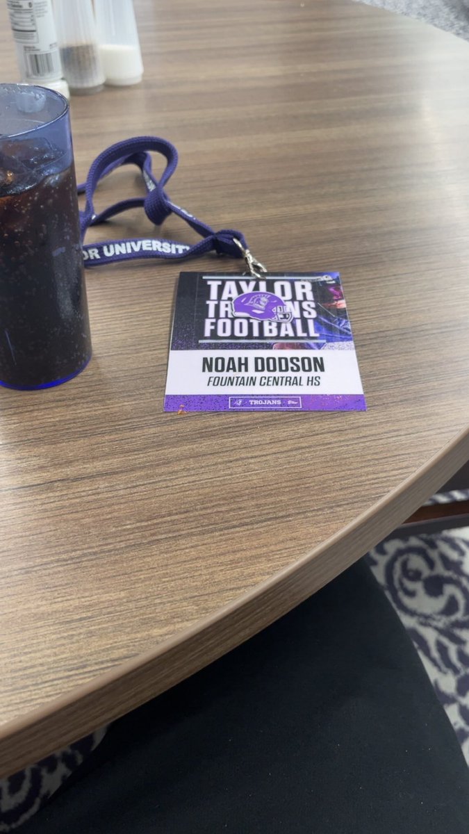 Noah Dodson (@noahdodsonfb) on Twitter photo Had a great visit at <a href="/TrojansFBL/">Taylor Football</a>. Looking forward to connecting again! Thanks for the opportunity <a href="/gagebholder/">Gage Holder</a> ! Had a great visit at <a href="/TrojansFBL/">Taylor Football</a>. Looking forward to connecting again! Thanks for the opportunity <a href="/gagebholder/">Gage Holder</a> !