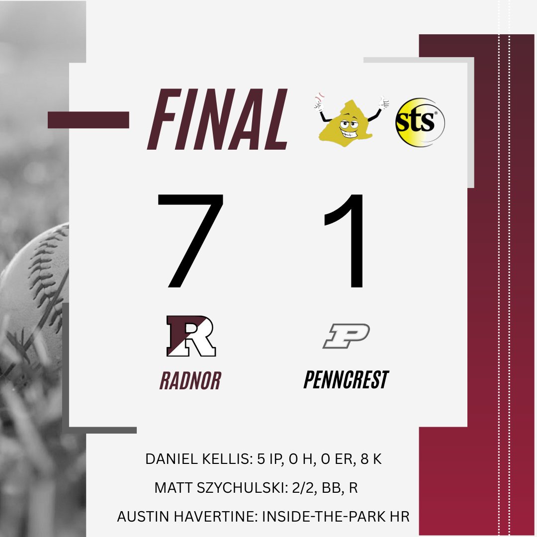 Delco Baseball Now (@delcobaseball) on Twitter photo <a href="/cohs_baseball22/">Cardinal O’Hara Lions Baseball</a> <a href="/EABaseball1785/">Episcopal Baseball</a> Daniel Kellis threw five hitless innings and Austin Havertine homered as Radnor improves to 6-1 in the Central League with a win over Penncrest <a href="/cohs_baseball22/">Cardinal O’Hara Lions Baseball</a> <a href="/EABaseball1785/">Episcopal Baseball</a> Daniel Kellis threw five hitless innings and Austin Havertine homered as Radnor improves to 6-1 in the Central League with a win over Penncrest
