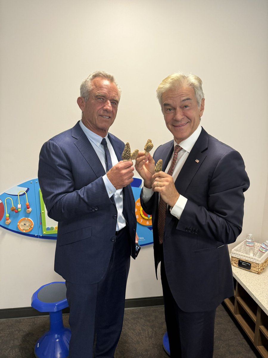 Dr. Mehmet Oz (@droz) on Twitter photo .<a href="/GovBraun/">Governor Mike Braun</a> picked morel mushrooms from his yard — I’m excited for <a href="/lisajaneoz/">Lisa Oz</a> to turn them into a fabulous risotto! Learn more about the mission behind my visit to Indiana with <a href="/RobertKennedyJr/">Robert F. Kennedy Jr</a> through my official CMS account, <a href="/DrOzCMS/">DrOzCMS</a>. .<a href="/GovBraun/">Governor Mike Braun</a> picked morel mushrooms from his yard — I’m excited for <a href="/lisajaneoz/">Lisa Oz</a> to turn them into a fabulous risotto! Learn more about the mission behind my visit to Indiana with <a href="/RobertKennedyJr/">Robert F. Kennedy Jr</a> through my official CMS account, <a href="/DrOzCMS/">DrOzCMS</a>.