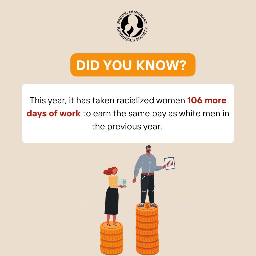 On Equal Pay Day in BC, April 16 we would like to take a moment to acknowledge the racialized immigrant and refugee women who are making valuable contributions to the early learning and child care sector across Canada yet they are severely underpaid.