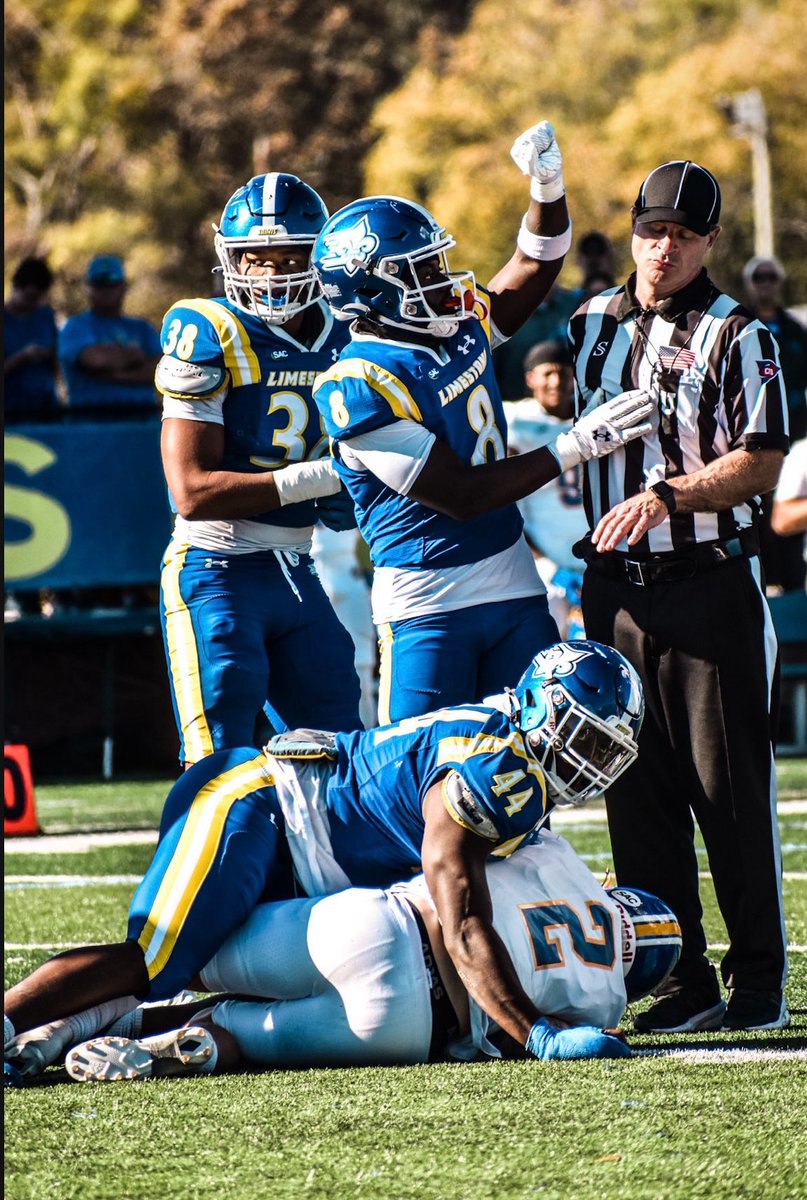 Due to Limestone University shutting down I will be looking for a new home in the transfer portal
6’1 DE
245
2 years of eligibility 
#LLTY55 #LLSY