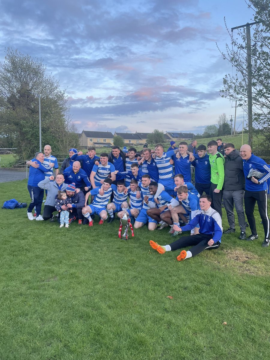 Congrats to everyone involved in our A team squad. 15 league game played 13 wins and only 2 losses all season. 52 goals scored and only 10 conceded. Well deserved winners and promoted back to where we belong in the prem. 3 seasons, 2 leagues won 👏🏻 Yup the <a href="/StFiaccsFC/">St Fiaccs FC</a> 🔵⚪️