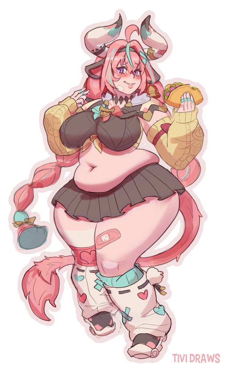 I wanna draw more Varesa!! 🍔 Should I? 

First drawing finished
#ヴァレサ #varesa #GenshinImpact #原神