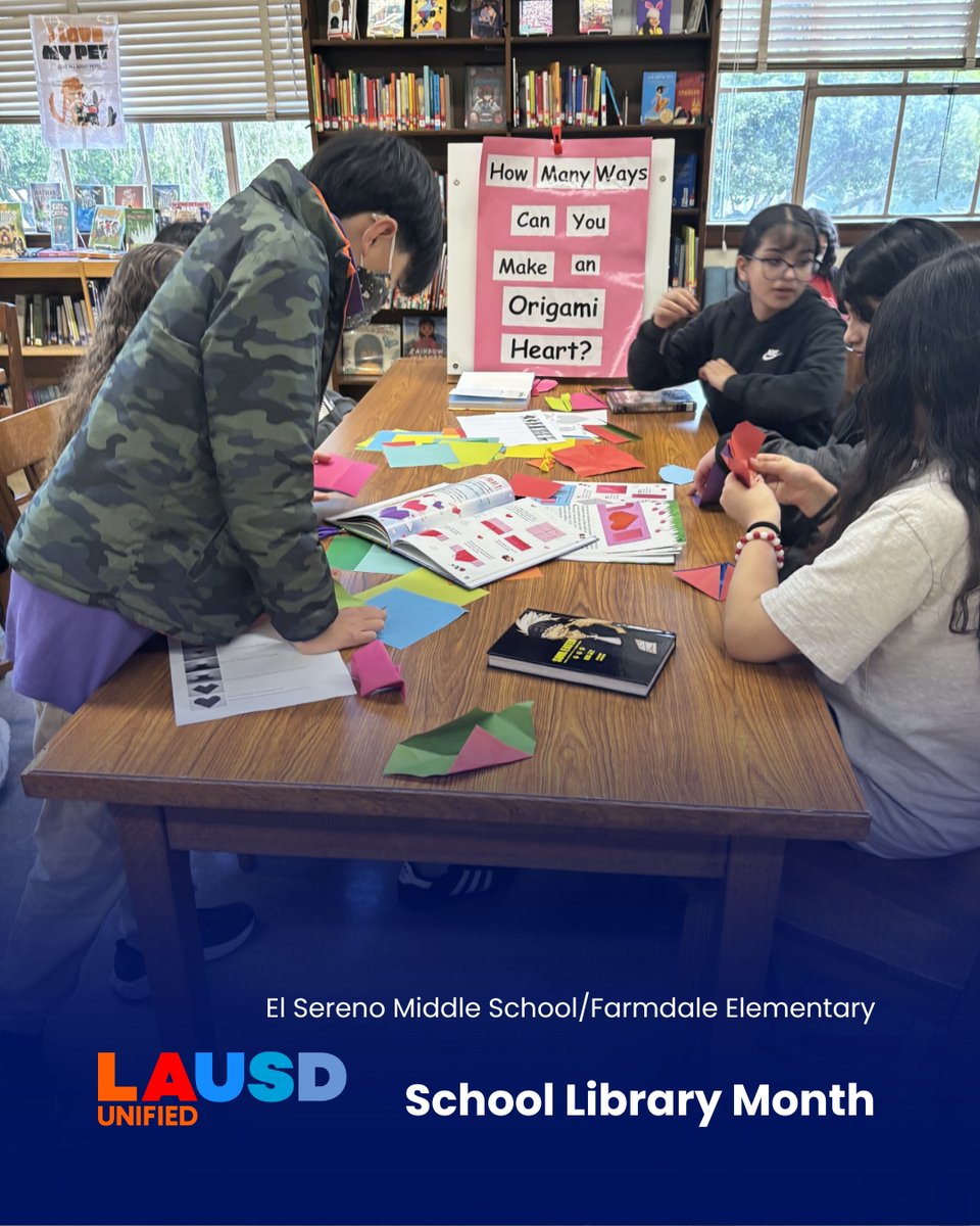 Los Angeles Unified (@laschools) on Twitter photo This Librarian Day, weâre celebrating two amazing <a href="/LASchools/">Los Angeles Unified</a> librariansâClaudia Magaña from Farmdale Elementary School and Jenny Hertz-Newman from El Sereno Middle Schoolâwho are transforming their libraries into safe, welcoming hubs of curiosity, creativity, and connection.
The This Librarian Day, weâre celebrating two amazing <a href="/LASchools/">Los Angeles Unified</a> librariansâClaudia Magaña from Farmdale Elementary School and Jenny Hertz-Newman from El Sereno Middle Schoolâwho are transforming their libraries into safe, welcoming hubs of curiosity, creativity, and connection.
The