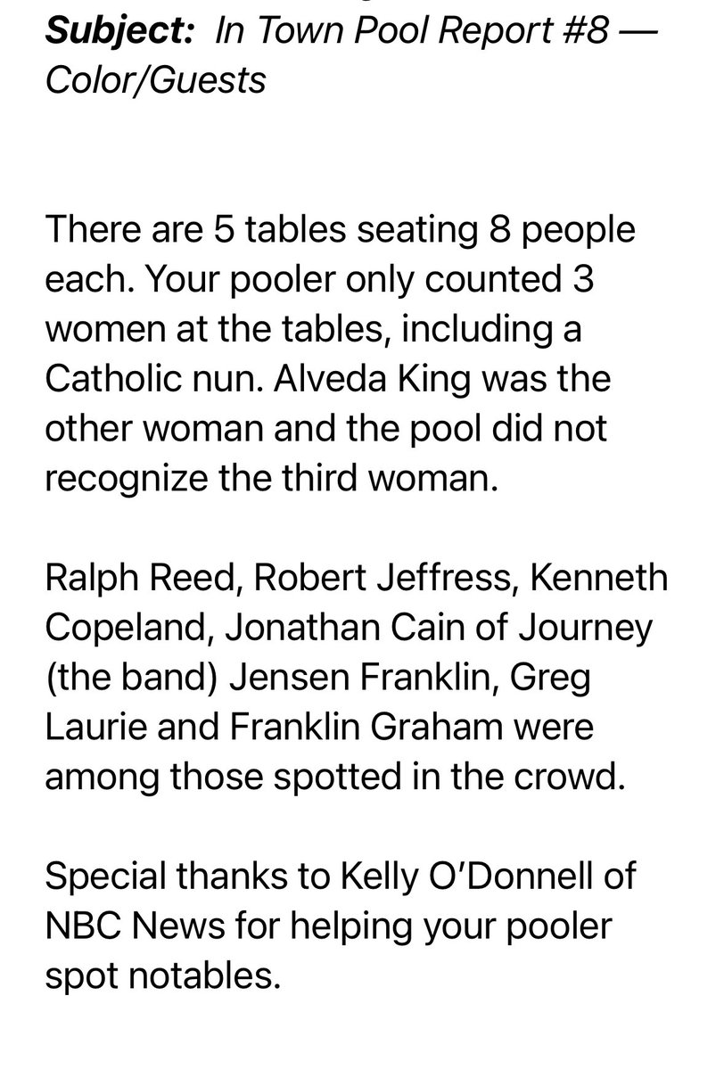 It's disgusting the press pool could not even recognize Angel Mom Patty Morin at this Easter prayer service and dinner, who was just in the White House briefing room earlier. 

It shows an appalling lack of respect from the press.