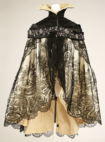 wikivictorian's tweet photo. Evening cape, early 20th century. France. The MET.