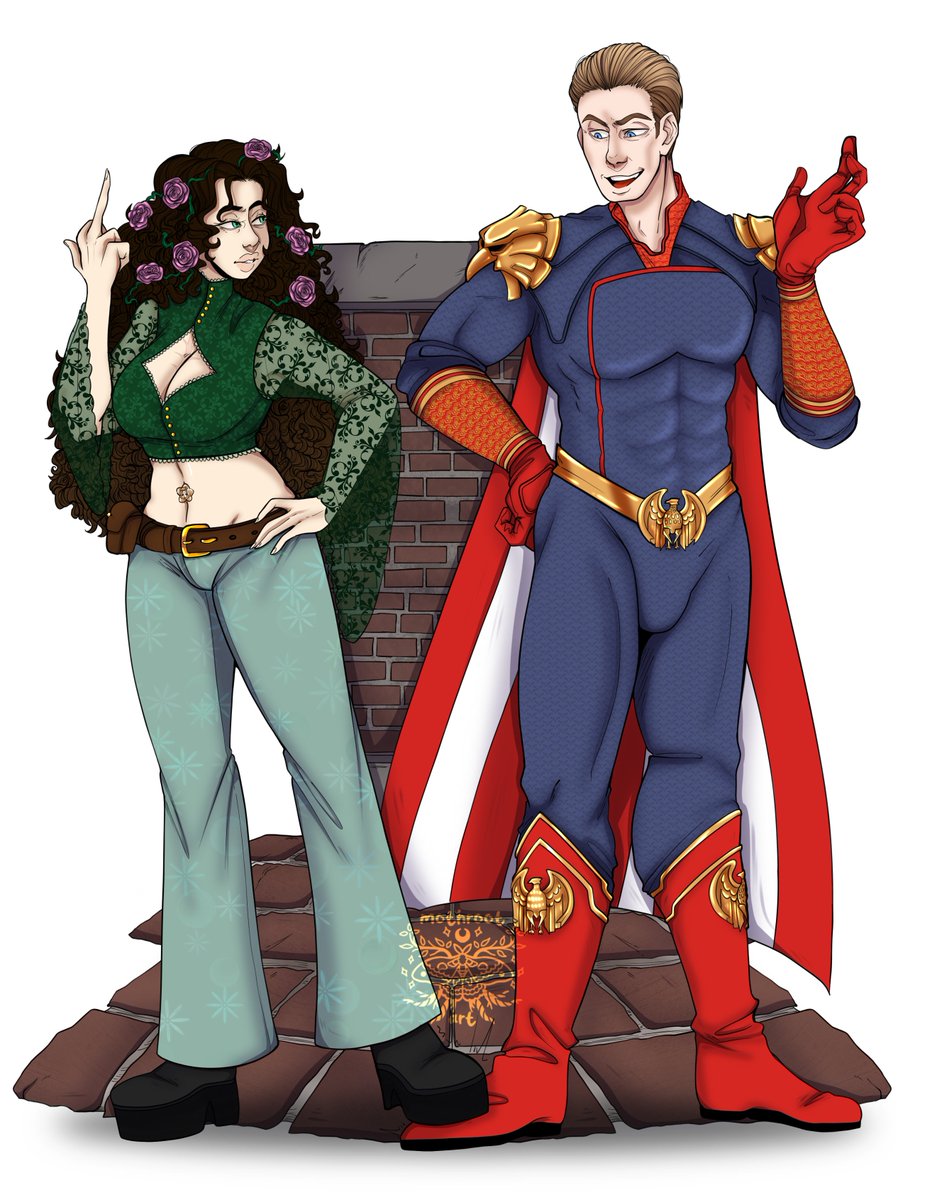 mothrootART's tweet image. ° Commission for Opal on tumblr °

#homelander #Commission