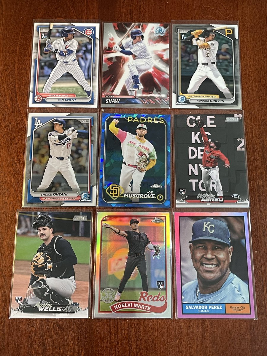 $1 each Random Baseball Inserts &amp; Rookies

Stack 3