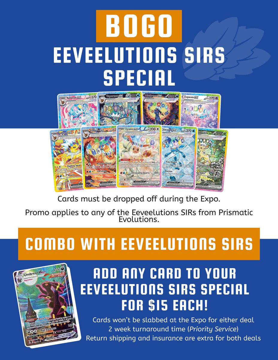 If you’re planning to do a drop off order <a href="/sportcardexpo/">sportcardexpo</a> then make sure to check for these cards to add to your submission and take advantage of the BOGO and special pricing. The BOGO part only applies to the cards listed. Email at mntgrading@gmail.com if you have any question