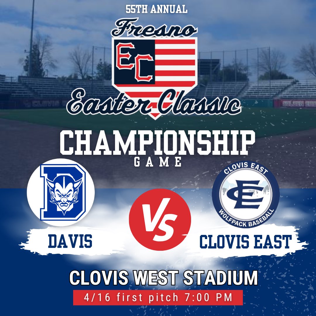 It’s going to be a great evening to watch these two teams battle it out to see who will be the 55th Annual Fresno Easter Classic Champion.