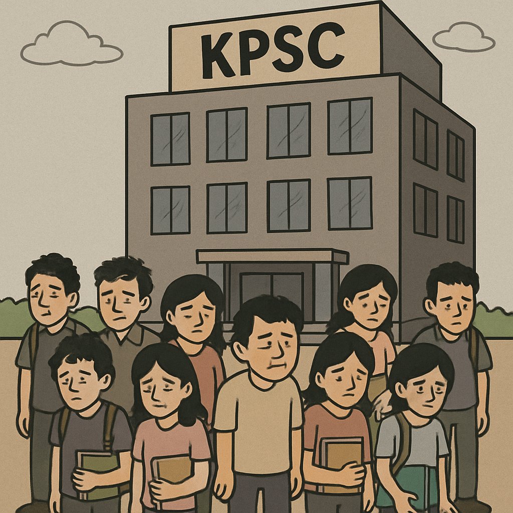 ಕೆಪಿಎಸ್‌ಸಿ ಮೇಲಿನ ಆರೋಪಗಳ ವಿರುದ್ಧ ಪೋಸ್ಟ್ ಮಾಡಲು ನಾನು ನನ್ನ ಕೈಲಾದಷ್ಟು ಪ್ರಯತ್ನಿಸುತ್ತೇನೆ. ಆದರೆ ಅವರಲ್ಲಿ ಲೈಕ್, ರೀಟ್ವೀಟ್ ಮತ್ತು ಬೆಂಬಲ ಬಹಳ ಕಡಿಮೆ. ದಯವಿಟ್ಟು ಹೆಚ್ಚಿನ ಸಂಖ್ಯೆಯಲ್ಲಿ ರೀಟ್ವೀಟ್ ಮಾಡಿ.