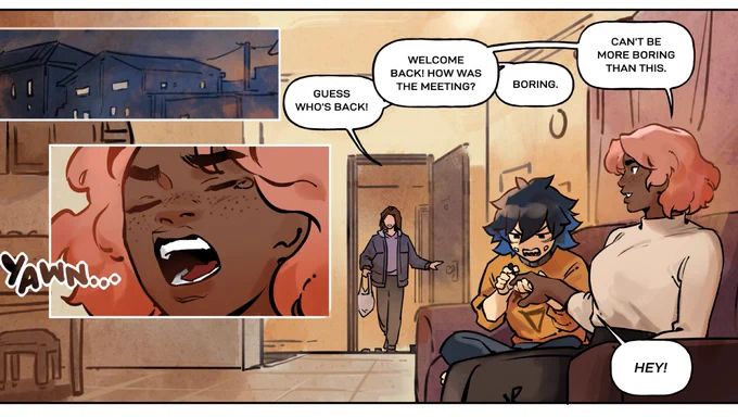 CTC update!🌟 2 pages
[Save file 13.4]
-------------------------------
Read at: https://t.co/vXlr7hBqMK
Early updates: https://t.co/35nGRm5R02
Discord: https://t.co/K6d4HRs5Bl
#hiveworks #ctccomic 