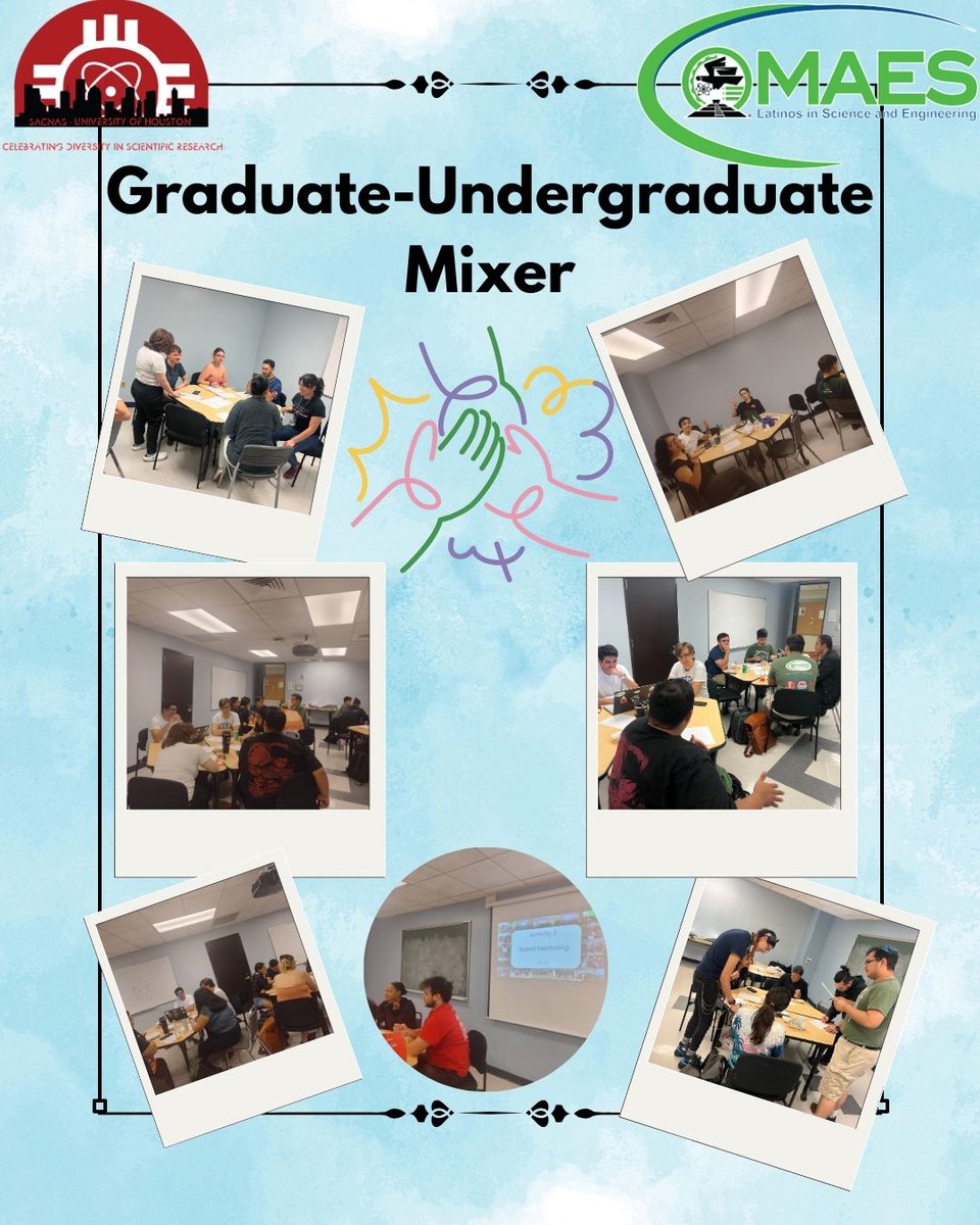 Huge thanks to our friends at MAES for collaborating with us to host a mixer for STEM undergraduate and graduate students to talk about graduate school and the next steps! Many connections were made, and we hope to hear more about your plans for grad school!