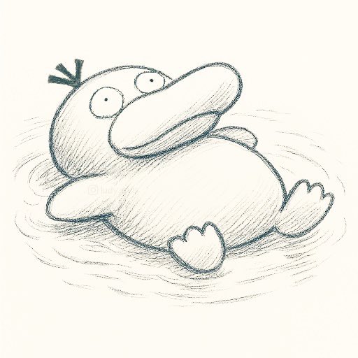 ludorumx's tweet photo. ”덕구 & 둥이“ Stickers 3rd series.

1. Duck-Goo-No-Idea
2. Duck-Goo-Go
3. Duck-Goo-For-You (actually it’s 둥이)
4. Duck-Goo-Rest
 
These days I’ve been trying to make stickers using AI; it’s pretty fun, The AI provided the shapes and I finished it by drawing some parts. 

#DuckGoo #Psyduck #AIart #pokemonart #Pokemon