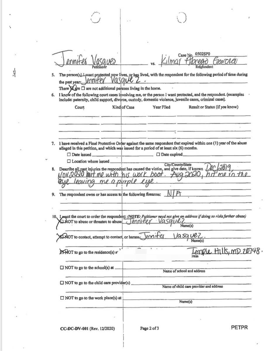 Bill Melugin (@billmelugin_) on Twitter photo NEW: <a href="/FoxNews/">Fox News</a> has obtained the written domestic violence allegations from Kilmar Abrego Garcia’s wife in 2021, in which she alleges he is a repeat wife beater & writes “At this point, I am afraid to be close to him. I have multiple photos/videos of how violent he can be and all NEW: <a href="/FoxNews/">Fox News</a> has obtained the written domestic violence allegations from Kilmar Abrego Garcia’s wife in 2021, in which she alleges he is a repeat wife beater & writes “At this point, I am afraid to be close to him. I have multiple photos/videos of how violent he can be and all