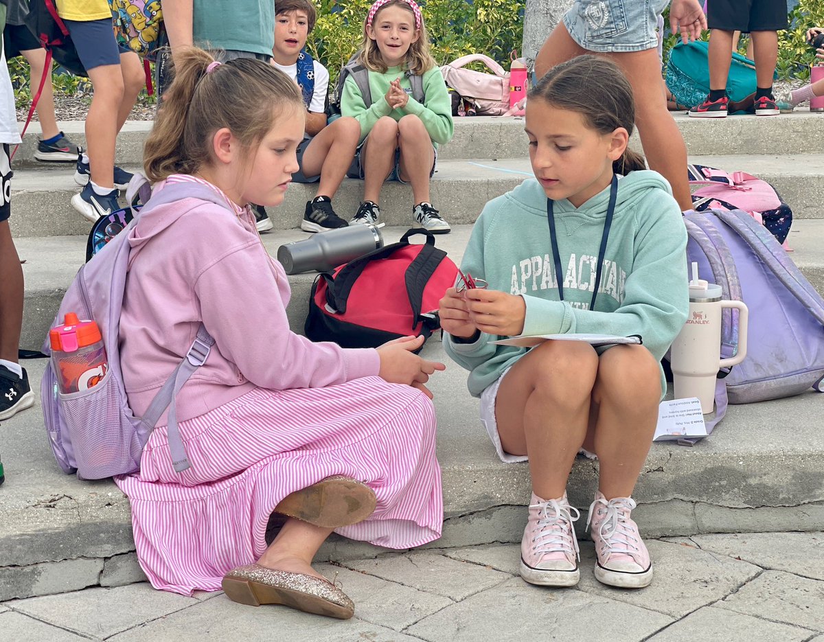 First day of morning Study Buddies! Building cross grade level relationships. <a href="/LPEPanthers/">Lake Park Elementary</a> 💛💙