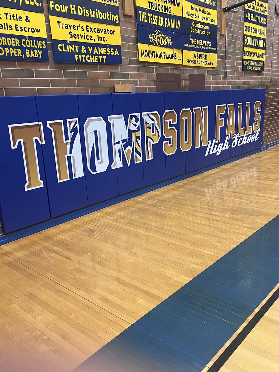 CoachPease's tweet photo. Next stop Thompson Falls HS , Coach Koskela has a top notch new weight room I can’t wait to see the payoff for the program. Go Griz! https://t.co/e7zDxsM0Jy