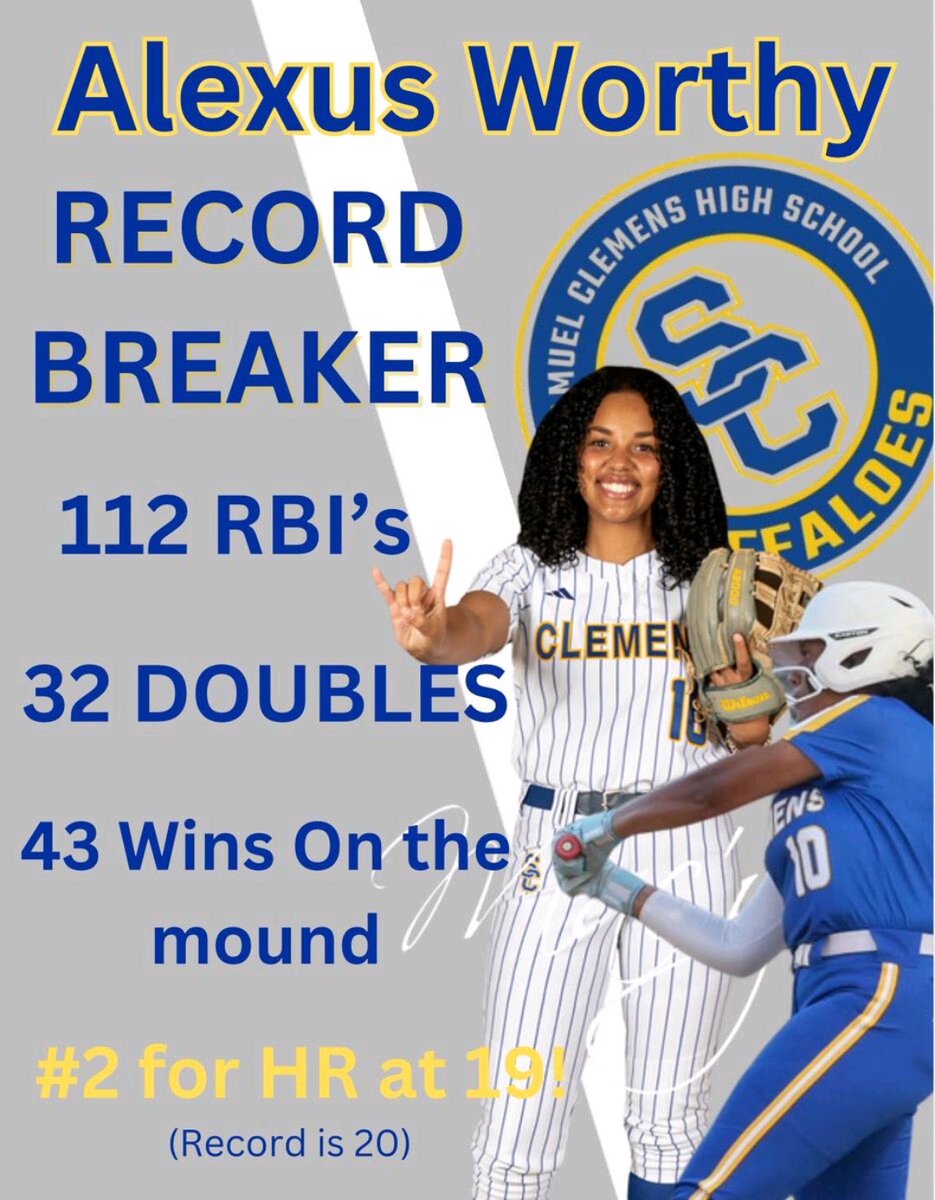 Buffs_Softball (@buffs_softball) on Twitter photo 🚨 RECORD ALERT 🚨
Congrats <a href="/alexusworthy09/">alexus worthy</a> on a great career so far. Not done yet though, ready to see what’s next! 🚨 RECORD ALERT 🚨
Congrats <a href="/alexusworthy09/">alexus worthy</a> on a great career so far. Not done yet though, ready to see what’s next!