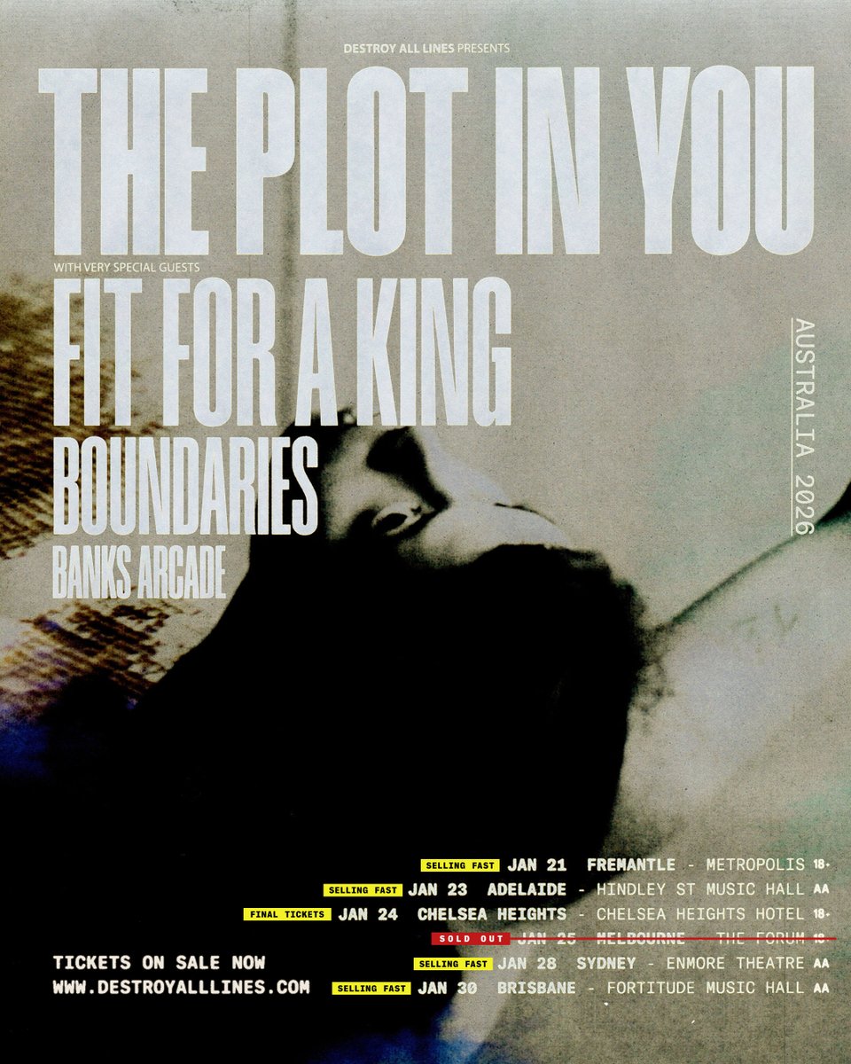 Melbourne is sold out. Get a ticket to one of these shows while you still can.