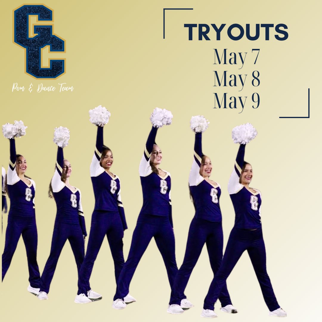 ✨Link in bio! ✨ 
Register for tryouts through the link in our bio no later than April 28th @ 7:00 pm!