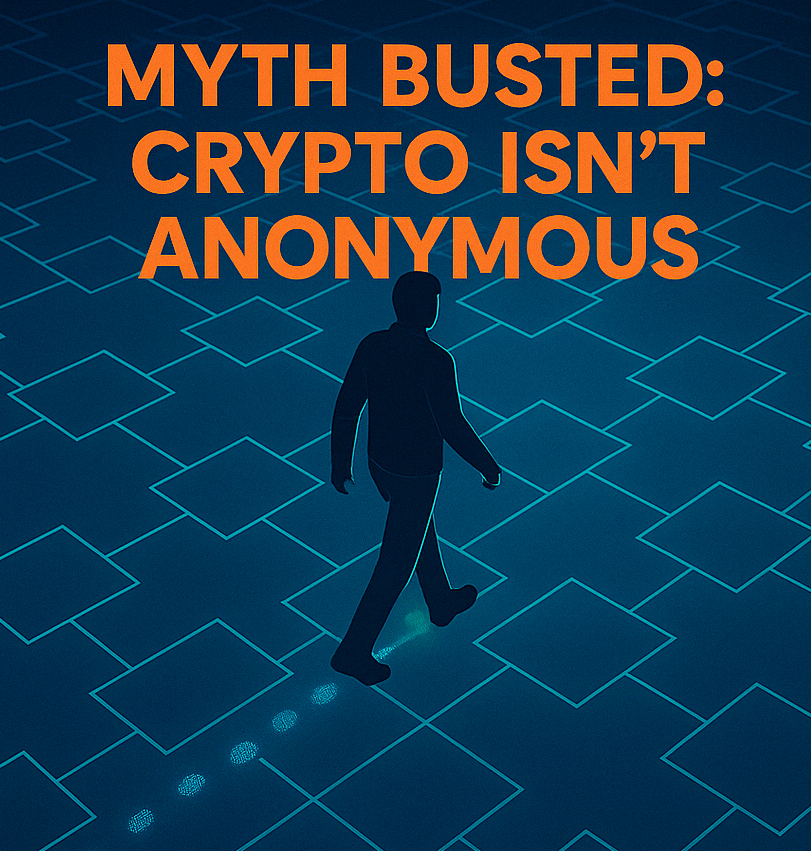Myth Busted: Crypto isn’t Anonymous or private — it’s traceable. Transactions on public blockchains can be tracked. With KYC + Travel Rule enforcement rising, anonymity is a myth. #Crypto #Blockchain #Transparency #Compliance #MythBusted