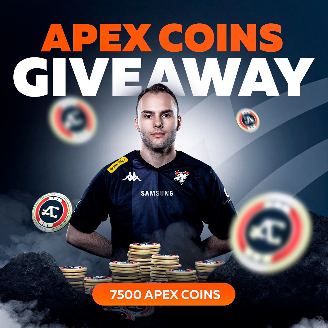 Time for another giveaway 🤝

7500 APEX COINS • 3 WINNERS

Follow <a href="/virtuspro_apex/">Virtus.pro Apex</a> 
2. Like and repost  
3. Tag 1 friend 

Good luck! We’ll know the results on April 25