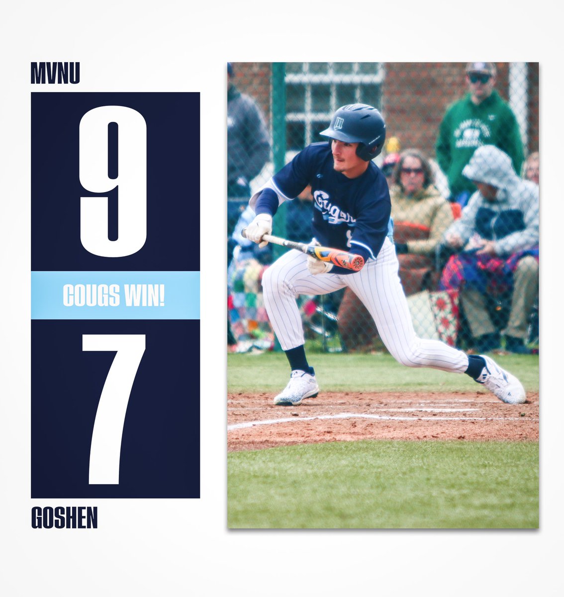 MVNU Athletics (@mvnu_cougars) on Twitter photo Grant Moore goes yard and collects 3 hits and 2 RBI in <a href="/MVNUBaseball/">MVNU Baseball</a>’s 9-7 game two win at Goshen! Grant Moore goes yard and collects 3 hits and 2 RBI in <a href="/MVNUBaseball/">MVNU Baseball</a>’s 9-7 game two win at Goshen!
