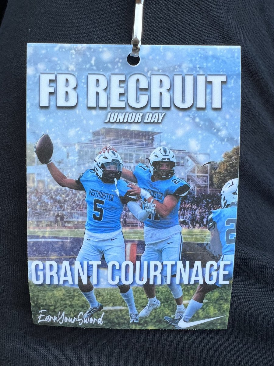Grant Courtnage (@g35808grant) on Twitter photo Had an amazing time <a href="/WCtitansFB/">Westminster Football</a> Junior Day. Thank you <a href="/CoachMundis/">Connor Mundis</a> for inviting me out. <a href="/GreenmenFB/">Greenmen Football</a> <a href="/coachbenzel/">Scott Benzel</a> Had an amazing time <a href="/WCtitansFB/">Westminster Football</a> Junior Day. Thank you <a href="/CoachMundis/">Connor Mundis</a> for inviting me out. <a href="/GreenmenFB/">Greenmen Football</a> <a href="/coachbenzel/">Scott Benzel</a>