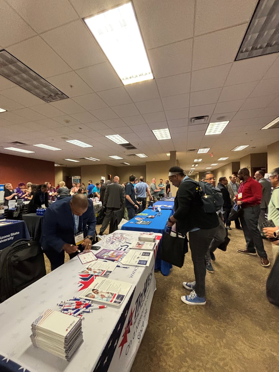 AzCoalition's tweet image. The Exhibitor Hall was buzzing with activity at the 15th Annual Statewide Symposium! Every table represented a facet of Arizona’s ecosystem of support for service members, veterans &amp;amp; their families. #AZVeterans #ServiceMembers #CommunitySupport #ACMFSymposium
