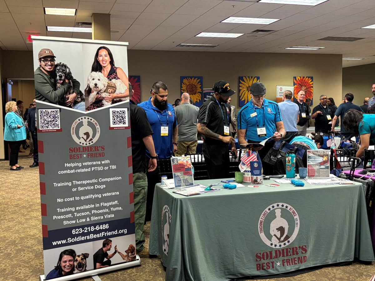 AzCoalition's tweet image. The Exhibitor Hall was buzzing with activity at the 15th Annual Statewide Symposium! Every table represented a facet of Arizona’s ecosystem of support for service members, veterans &amp;amp; their families. #AZVeterans #ServiceMembers #CommunitySupport #ACMFSymposium