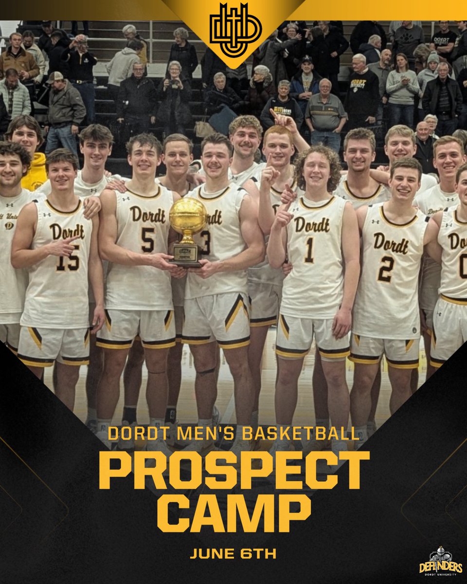 DordtHoops's tweet image. ATTENTION HIGH SCHOOL 🏀 PLAYERS:
Our Prospect Camp is on June 6th this year! It’s a great chance to work with our team of coaches and players, compete, and learn the game. Sign up link ⬇️
godordt.com/registrations/…