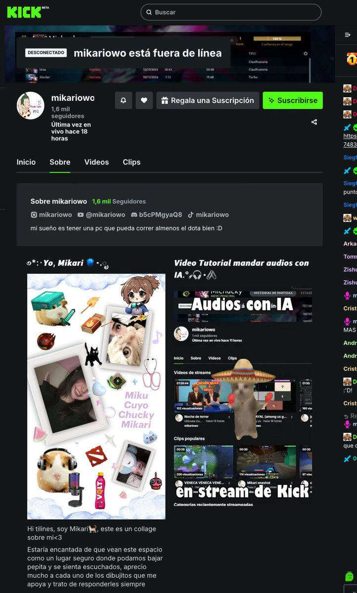 <a href="/ElZeeeein/">Zein</a> holaa zein soy relativamente nueva en el dota  y con una comunidad nuevita que creció hace poco pero rankeo todos los días tratando de mejorar, si hay cupo para mí me encataría participar