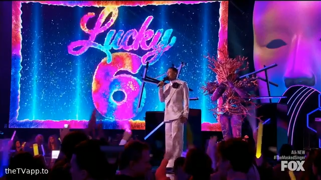 ColinSearchlig1's tweet image. The Coral is Meg Donnelly!!! #TheMaskedSinger #CoralMask