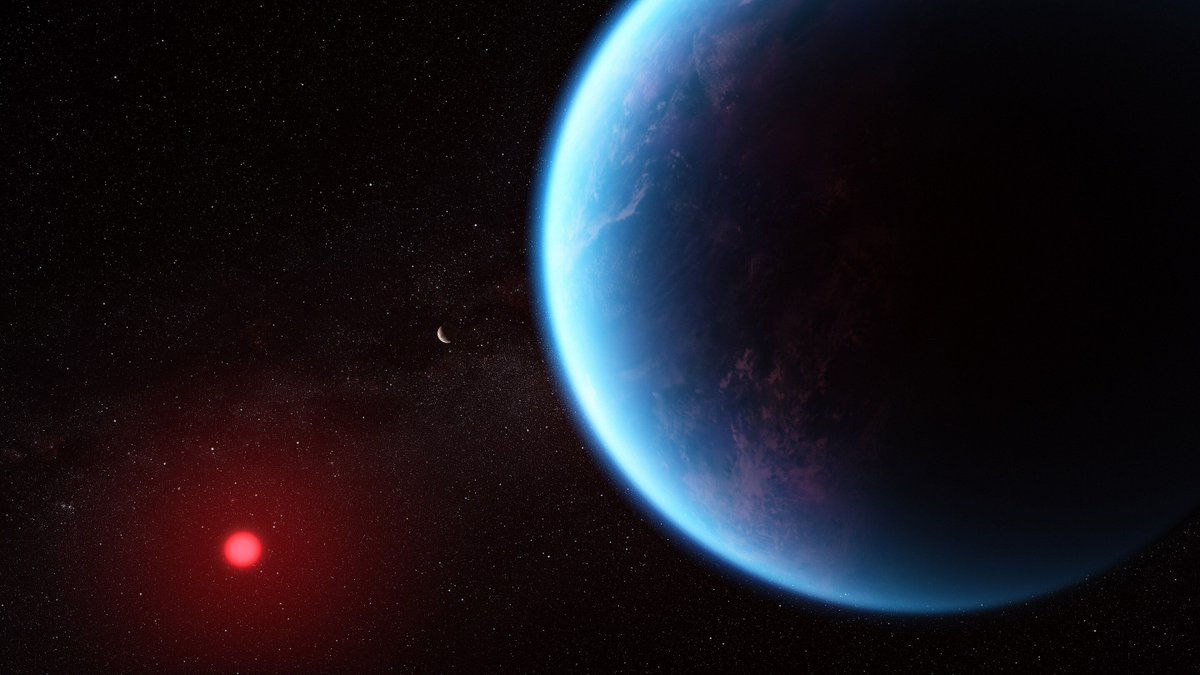 latestinspace's tweet photo. Astronomers say they’ve found the strongest evidence yet for life beyond our solar system — on exoplanet K2-18b 🪐

• 124 light years away in the habitable zone of its star

• Detected potential biosignatures that are typically produced by life on Earth  

• More data is needed to rule out non-biological explanations or confirm the detection