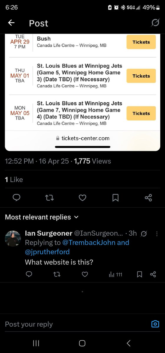 B8H8R's tweet photo. @IanSurgeoner @TrembackJohn @jprutherford I'm guessing https://t.co/ZCrlodgpks https://t.co/KVTOEwi1Um