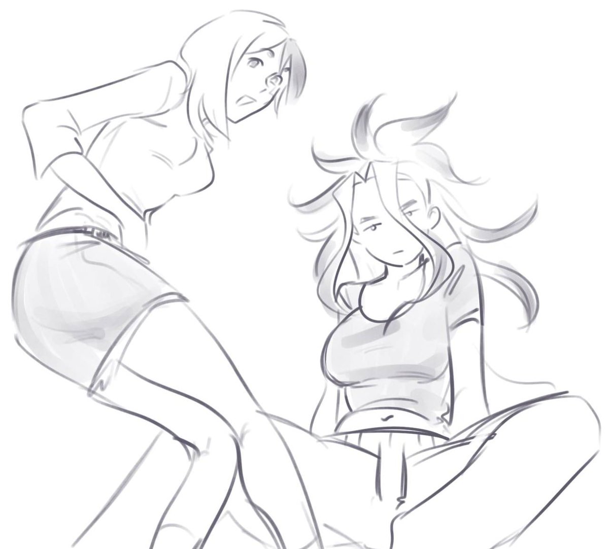 #drst ♀️#SenGen
I found an interesting reference and decided to sketch