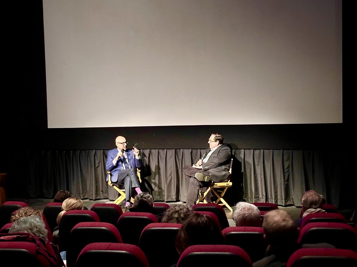 At NYC premiere of the documentary “Bribe Inc.” produced and directed by the great Peter Klein on stage with ⁦<a href="/AliVelshi/">Ali Velshi</a>⁩
