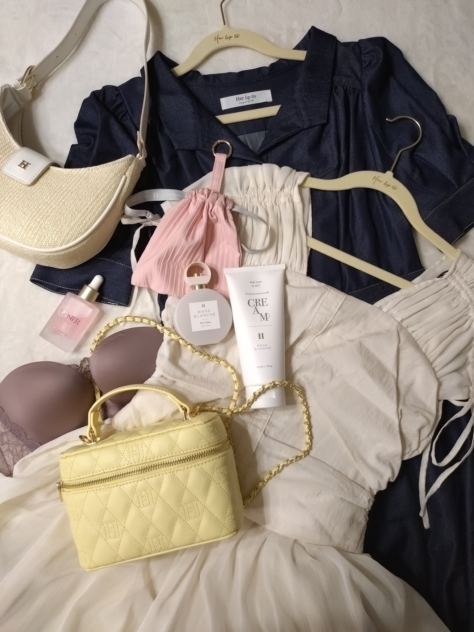 herlipto Menton Denim Shirt Dress